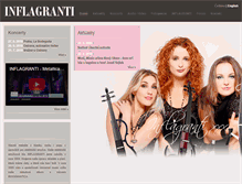 Tablet Screenshot of inflagrantimusic.cz